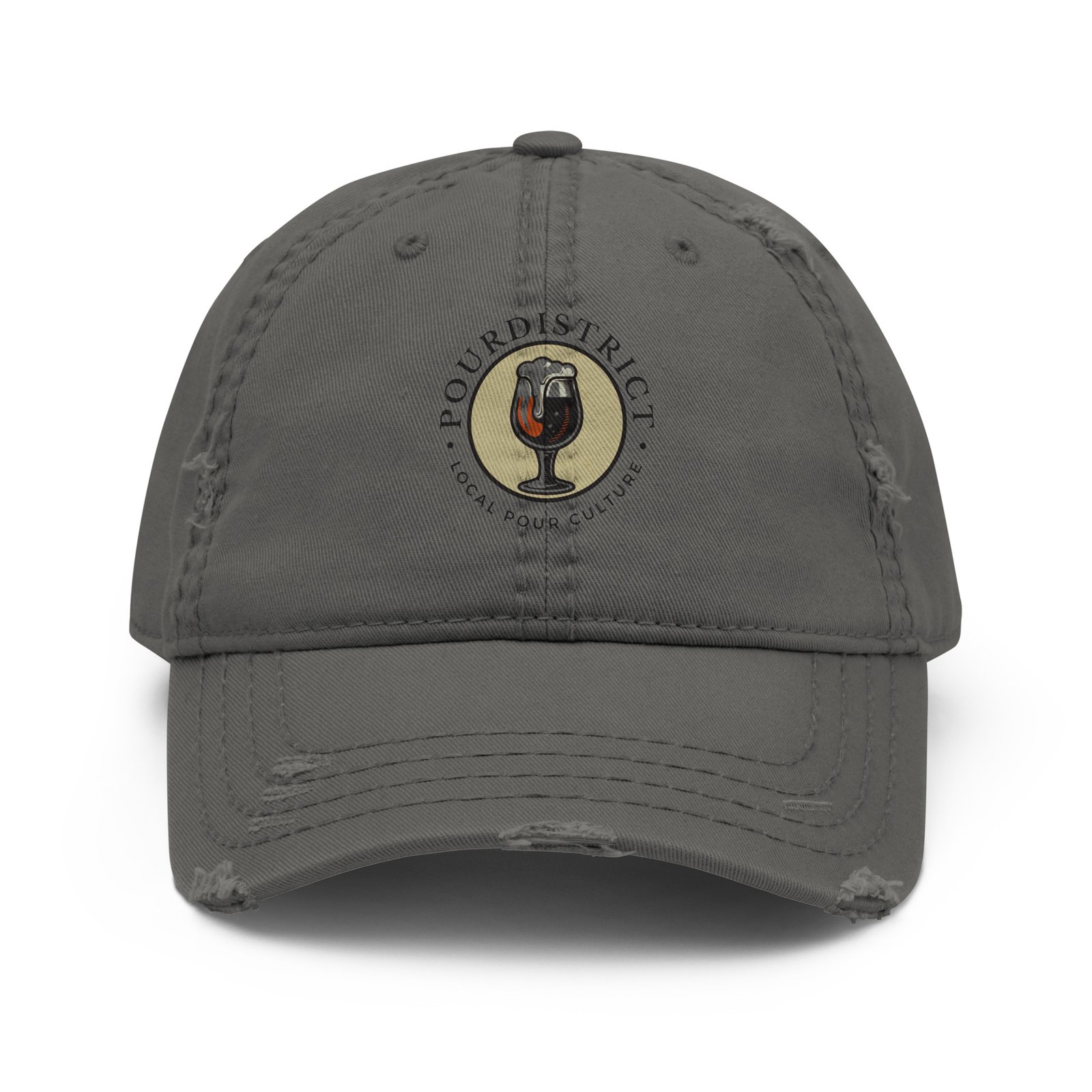 PourDistrict Distressed Dad Hat - Image 2