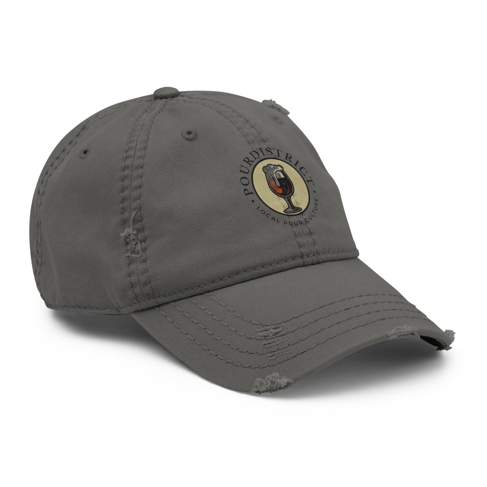 PourDistrict Distressed Dad Hat - Image 6