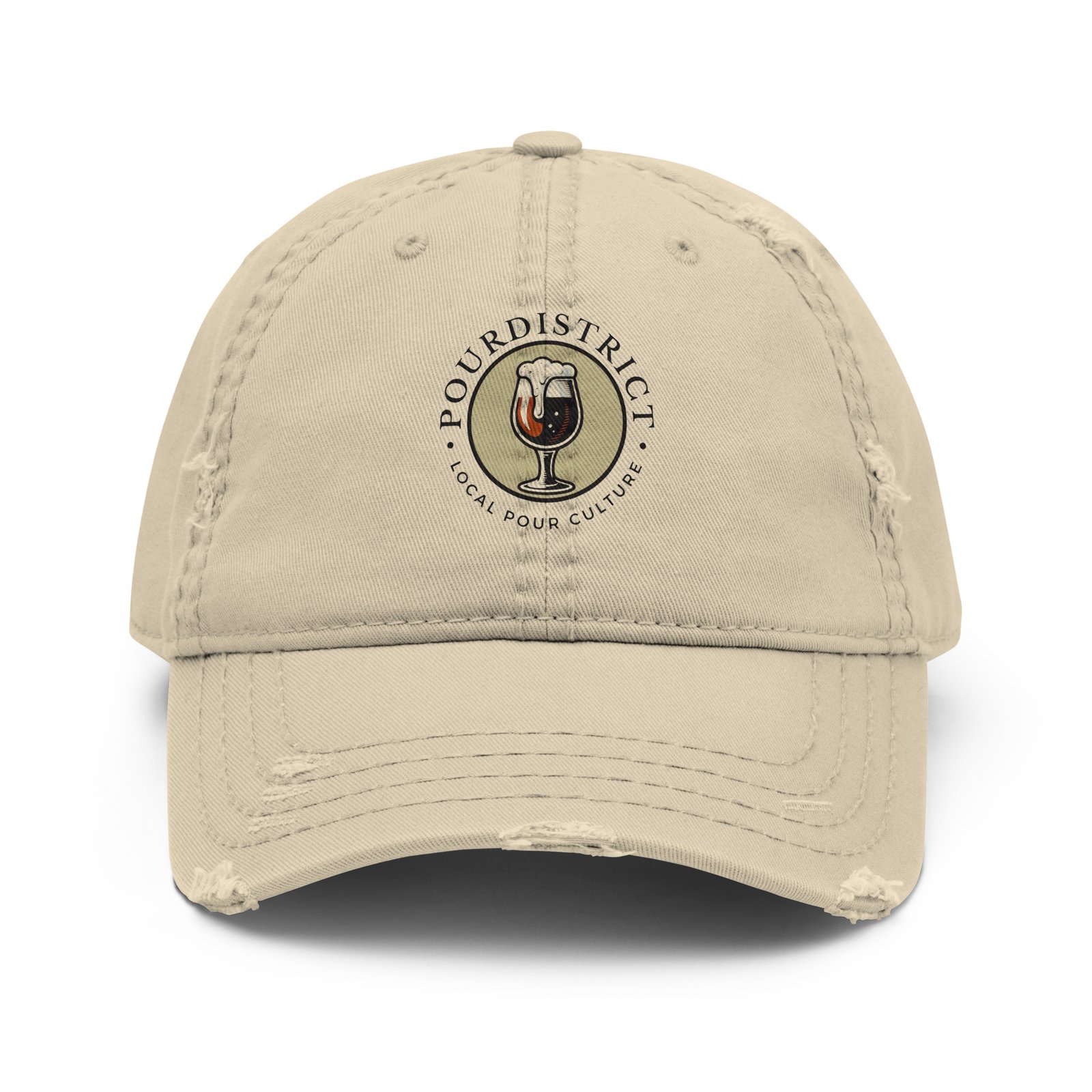 PourDistrict Distressed Dad Hat - Image 3