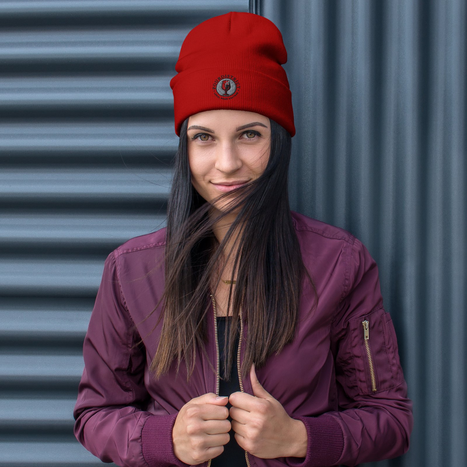 PourDistrict Embroidered Beanie - Image 2
