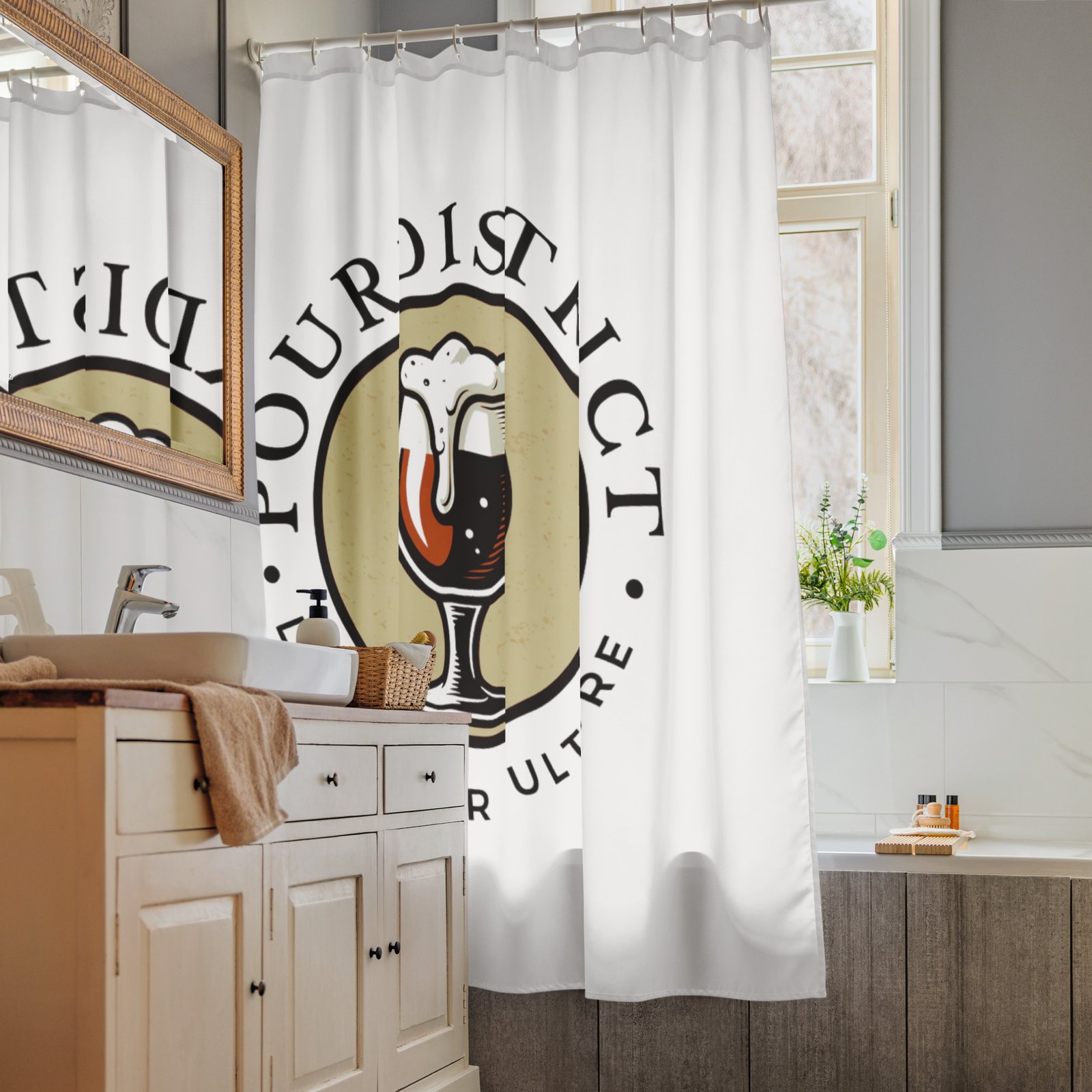 PourDistrict Shower curtain - Image 4