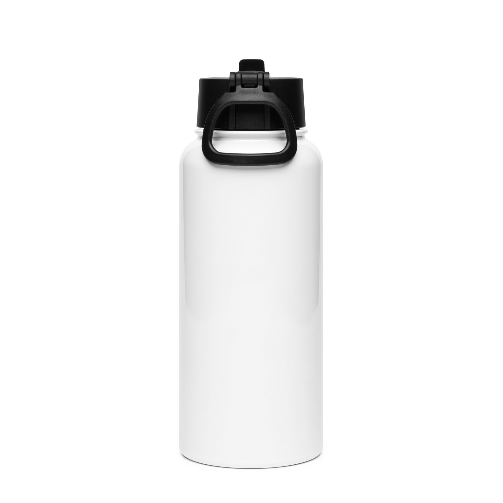 PourDistrict Stainless steel water bottle with a straw lid - Image 3