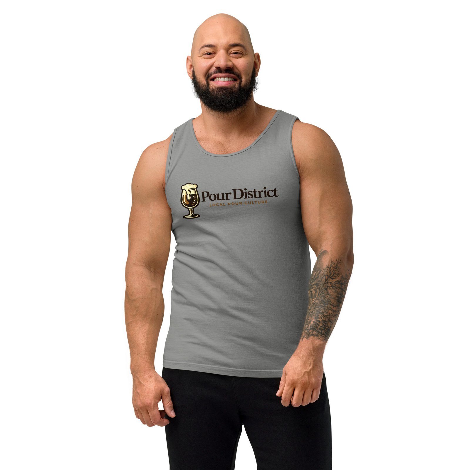 PourDistrict Unisex garment-dyed tank top