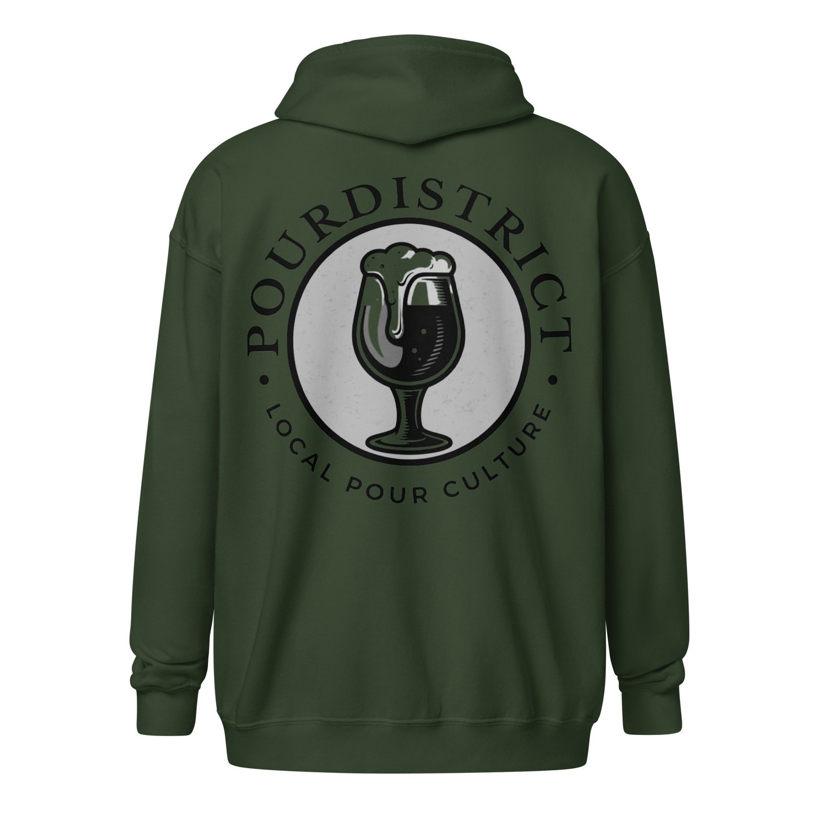 PourDistrict Unisex heavy blend zip hoodie - Image 2