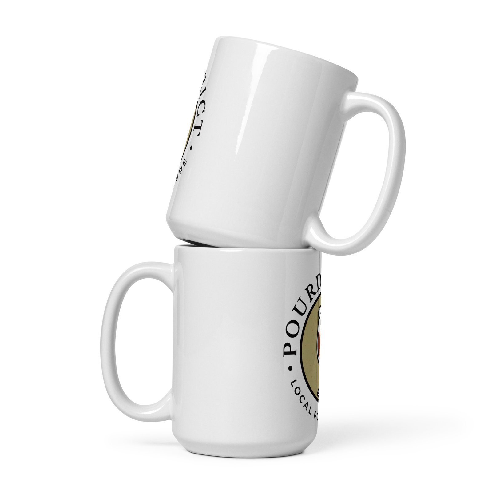 PourDistrict White glossy mug - Image 3