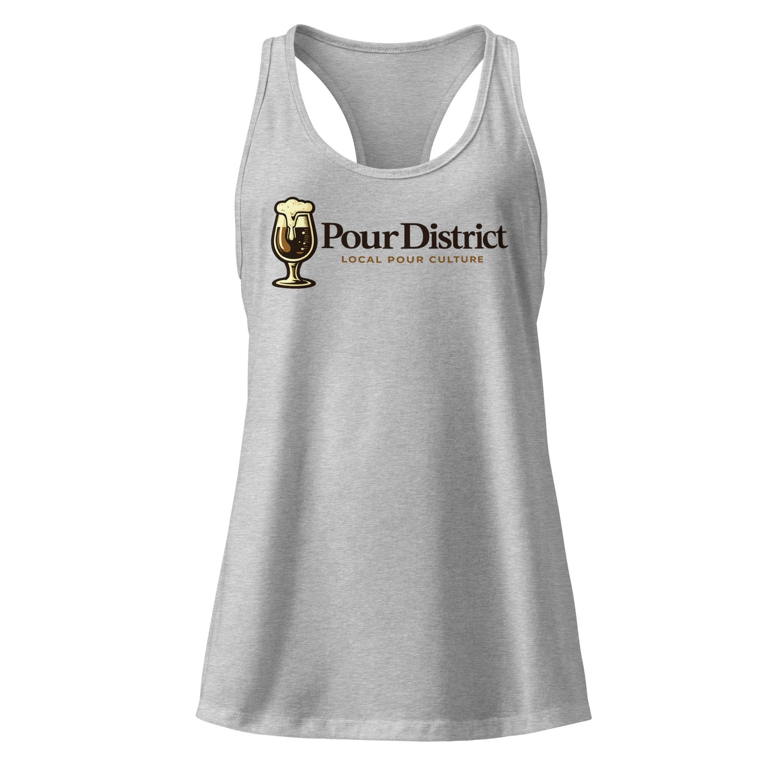 PourDistrict Women’s fitted racerback tank top - Image 5