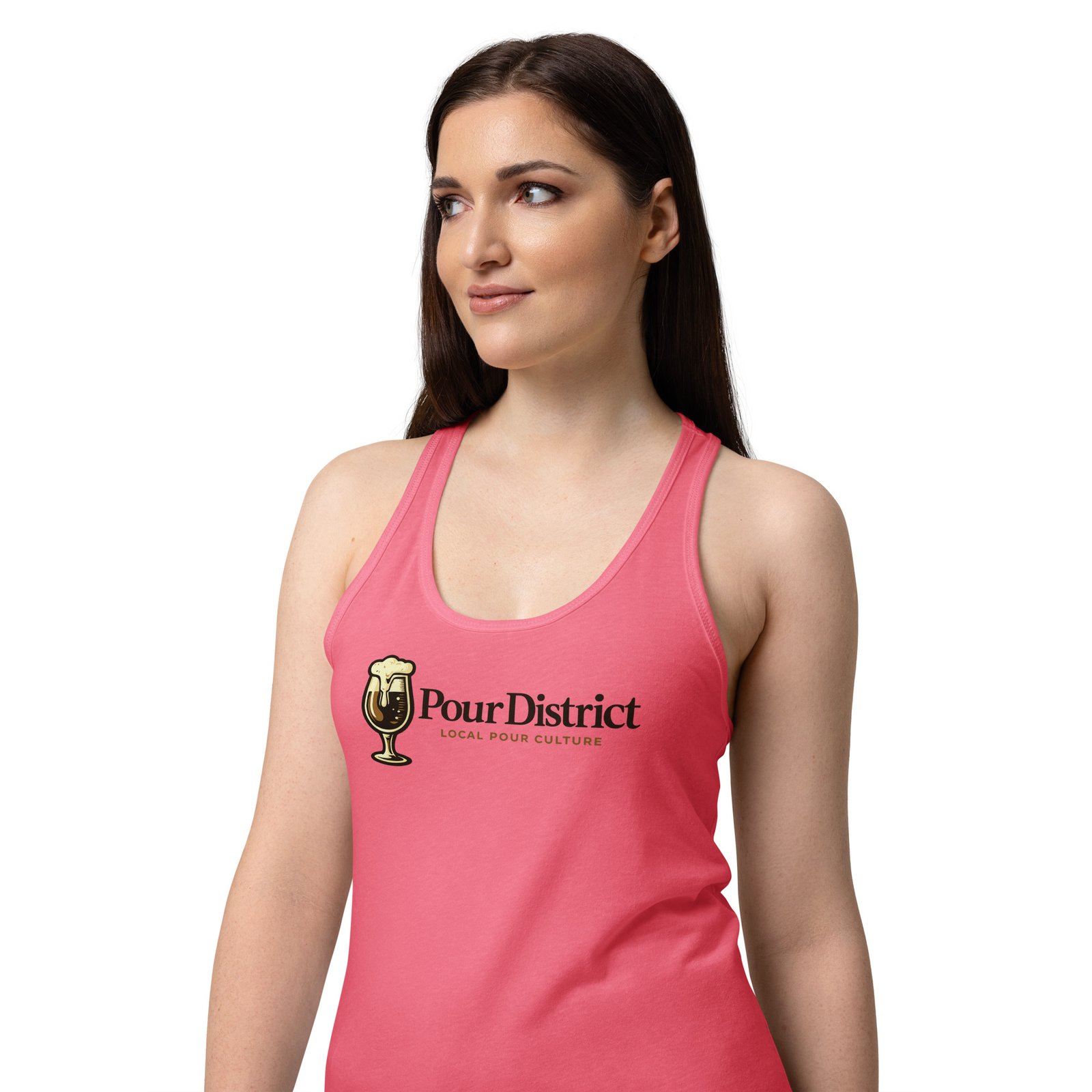 PourDistrict Women’s fitted racerback tank top - Image 27