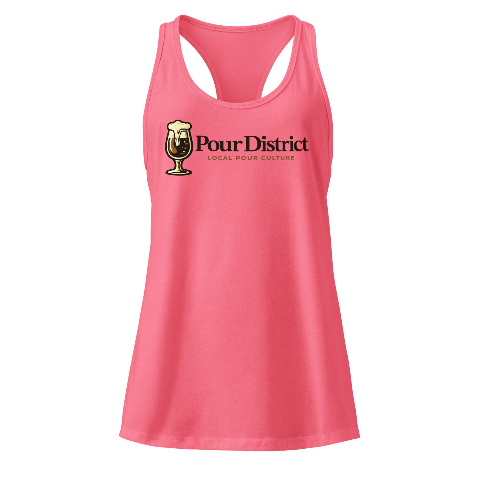 PourDistrict Women’s fitted racerback tank top - Image 2