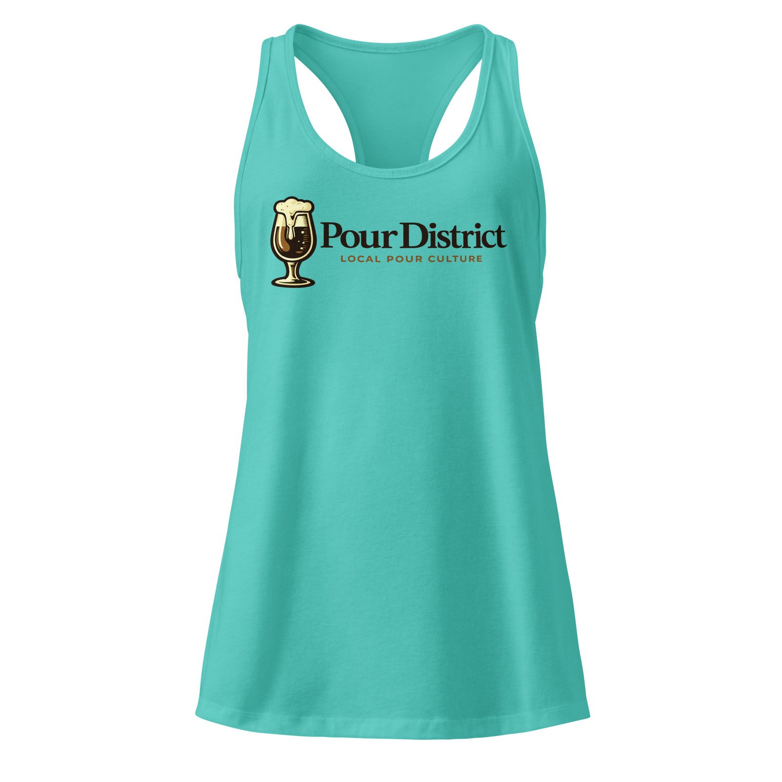 PourDistrict Women’s fitted racerback tank top - Image 4