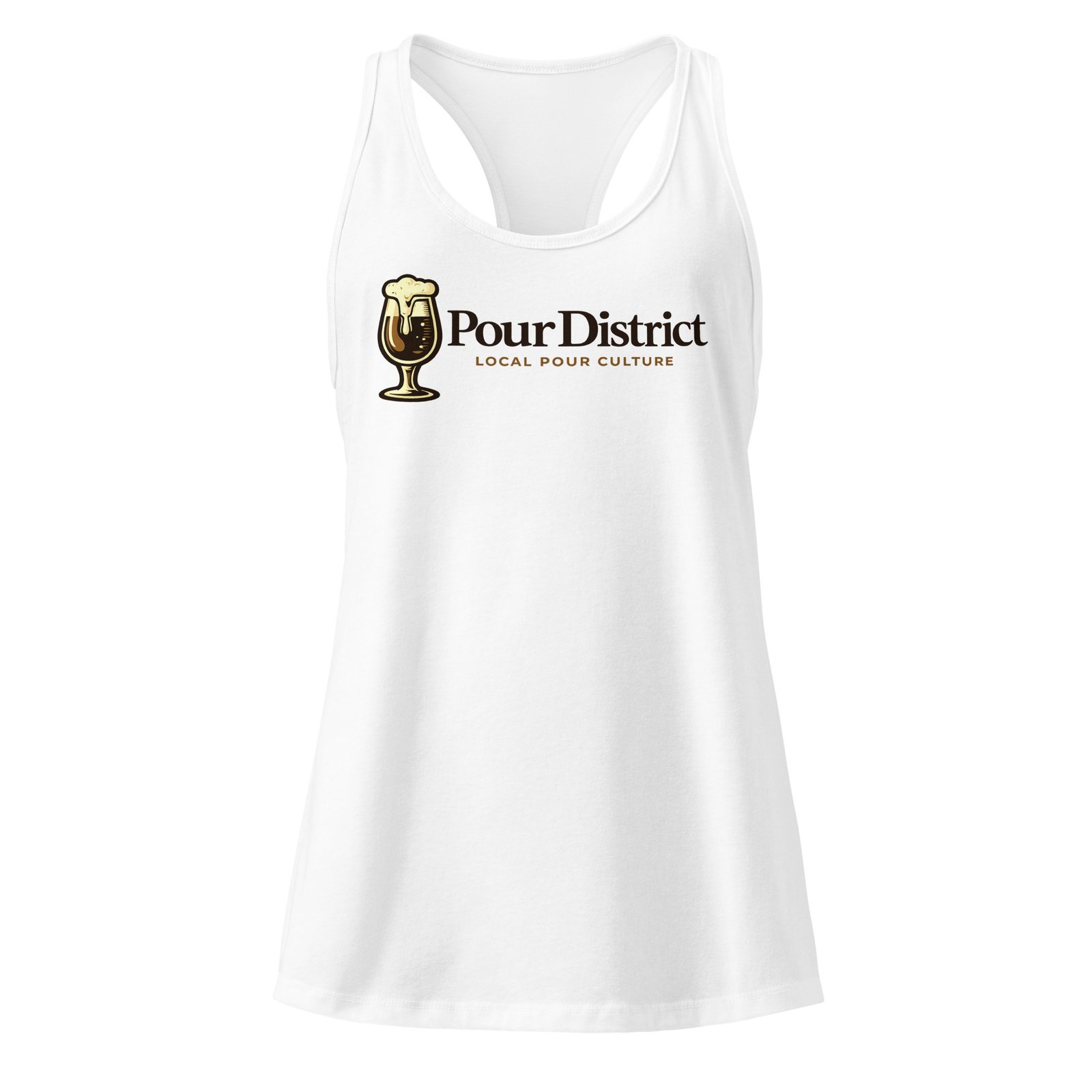 PourDistrict Women’s fitted racerback tank top - Image 7