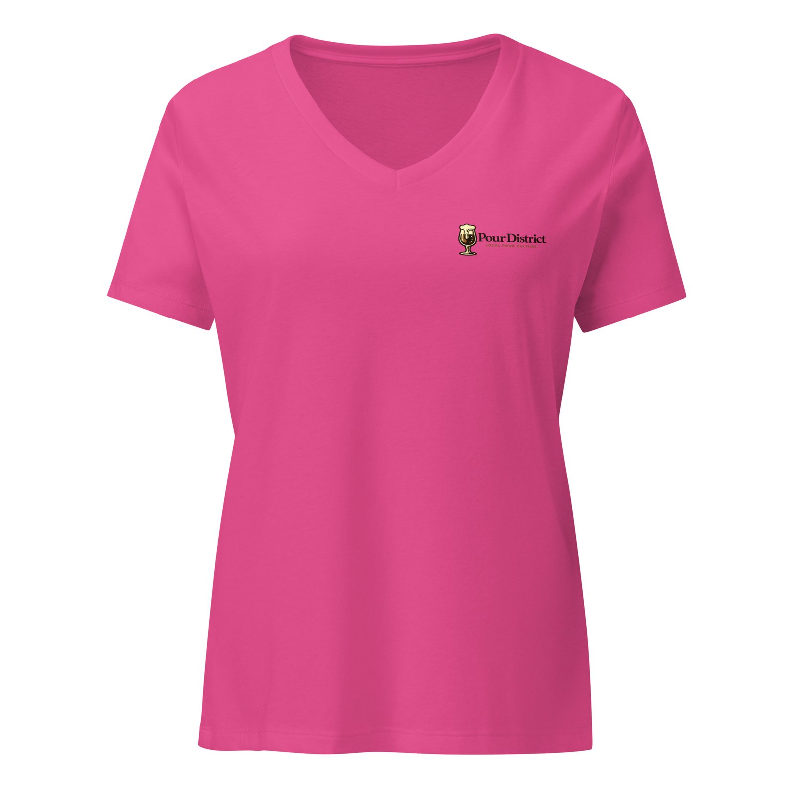 PourDistrict Women’s relaxed v-neck t-shirt - Image 22