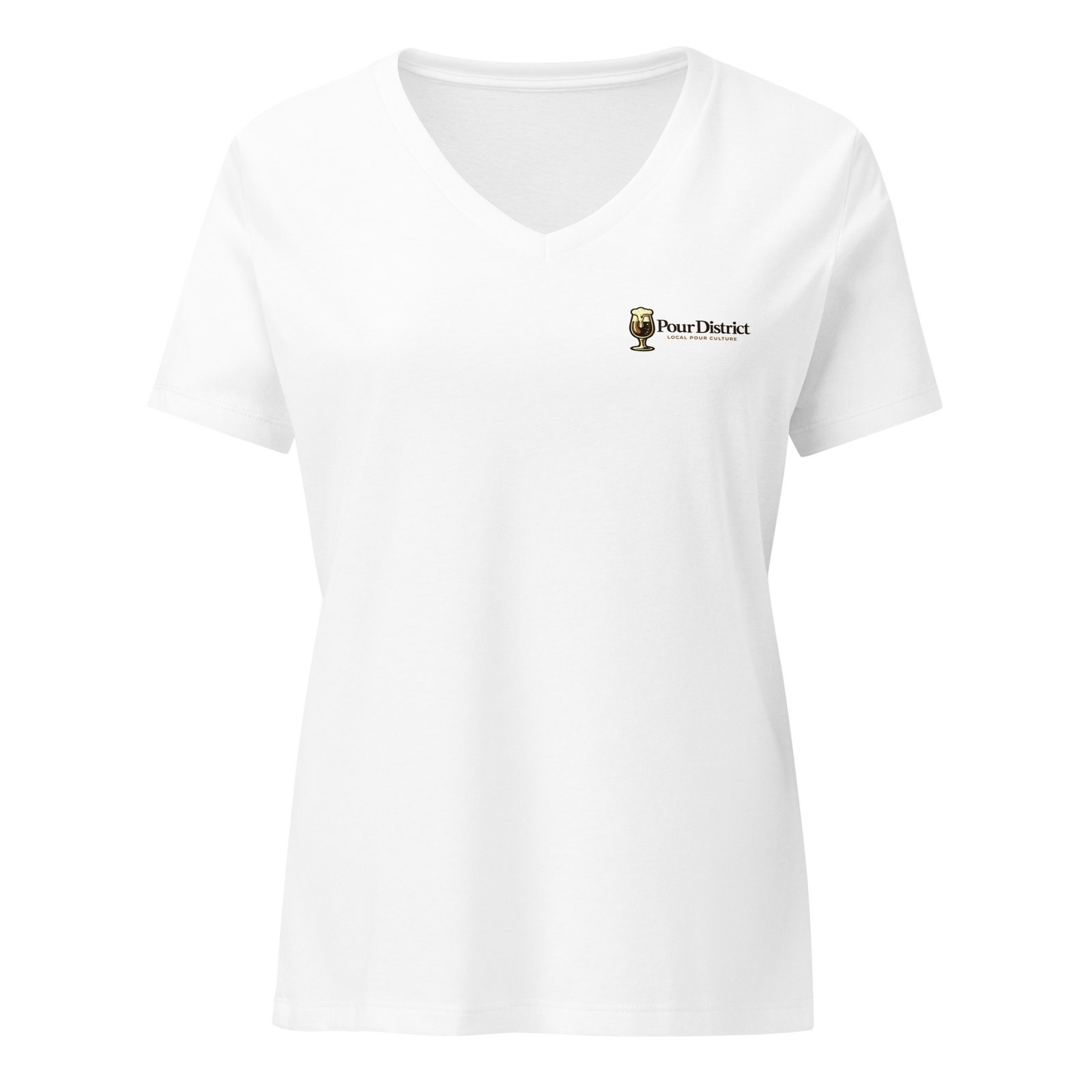 PourDistrict Women’s relaxed v-neck t-shirt - Image 33