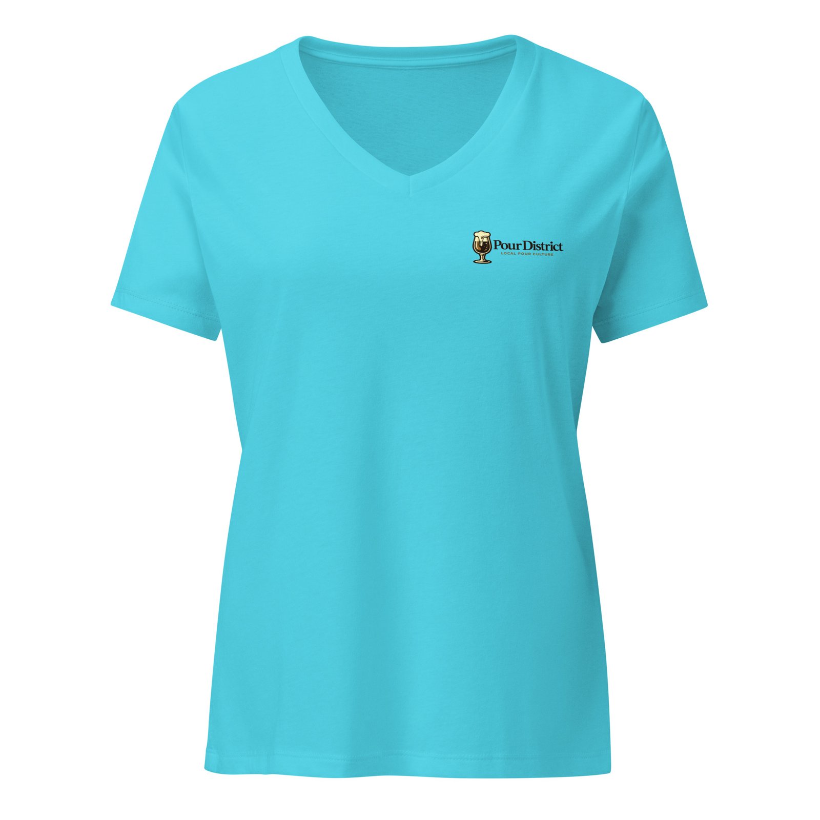 PourDistrict Women’s relaxed v-neck t-shirt - Image 29